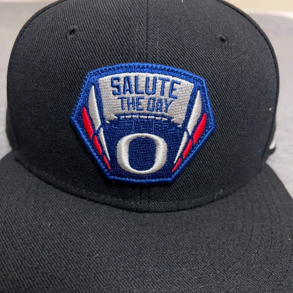 Oregon‎ Ducks Mens Hat Snapback Nike Black Blue Military Football College NEW